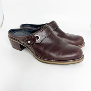 Red Wing Shoes Leather Mules/Clogs sz 7B